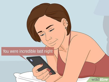 Reference a sexy time together to make him turn red.