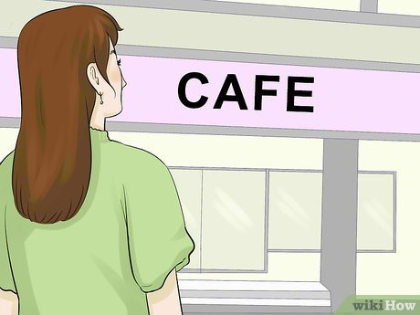 Step 2 Visit cafés and bars near a local station to meet an officer in person.