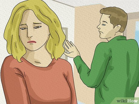 Step 1 Your spouse often doesn’t know how to comfort you.