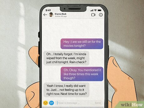 Step 1 Their words stop matching their actions.