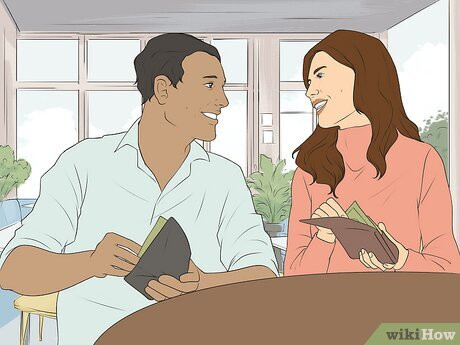 When it comes to paying a check, decide what feels comfortable together.