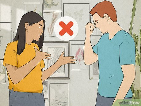 Words like “always” and “never” can put your boyfriend on the defensive.