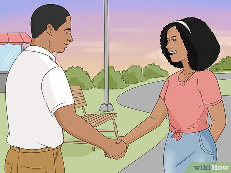 Give your date a quick hug or handshake to open up.