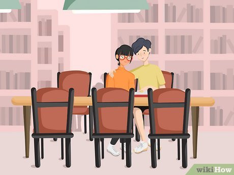 This classic, flirty move is perfect for a study date.