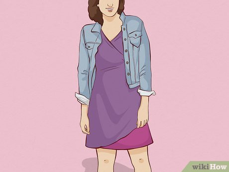 Step 16 Wrap Dress + Jean Jacket