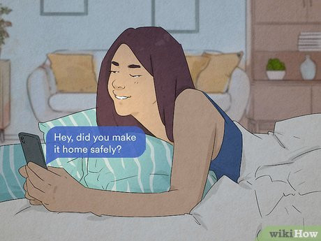 Asking about his safety shows him that you're a caring person.