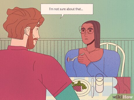 Step 5 He's hesitant or vague about future plans.