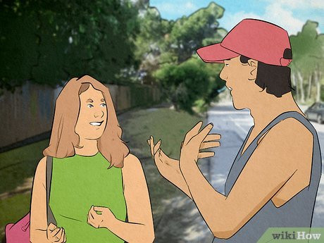 Step 1 Practice talking to strangers to hone your conversation skills.